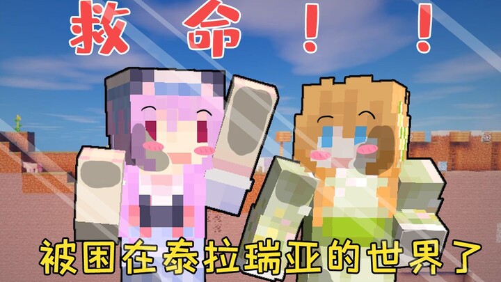 How Would You Survive in Minecraft if It Were Only Two Blocks Wide? — Terraria Survival P1 [Wu Ge & 