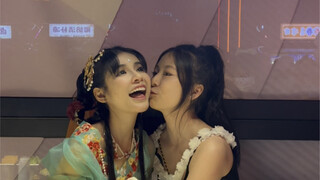 The dog-headed loli is so cute! Why did the big guy at the back say: