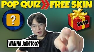Hoon suddenly gives viewers pop quiz for a skin | Mobile Legends