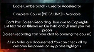 Eddie Cumberbatch Course Creator Accelerator Download