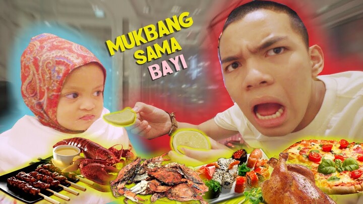 MUKBANG 18 MAKANAN Sama BAYI Tanpa IBU **jangan marah ibu**