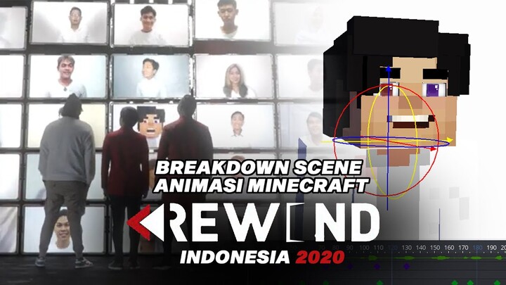Breakdown Scene Animasi Minecraft di Rewind Indonesia 2020