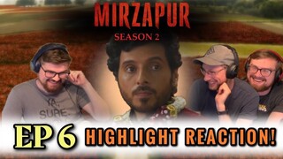 REACTION HIGHLIGHTS! | Mirzapur | Season 2 | Episode 6 | The Slice of Life Podcast