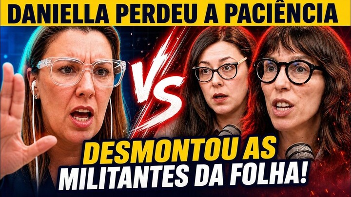 DANIELLA MARQUES DETONA Lula, apavora militantes da Folha e o PAU QUEBROU AO VIVO