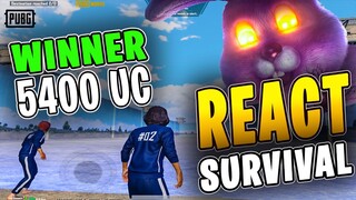 GET 5400 UC IN REACT SURVIVAL MODE | PUBG MOBILE REACT SURVIVAL | HARDMANTRICKS