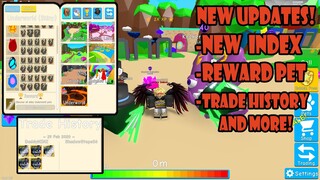 NEW PET INDEX! NEW EXCLUSIVE REWARD! NEW UPDATES! - BUBBLE GUM SIMULATOR