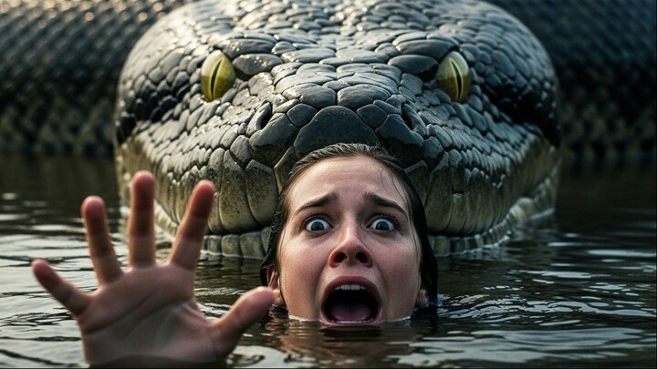 Monster ANACONDA in Amazon River