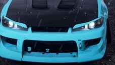 Nissan Silvia Spec-R at the race Roar of the hurricane
