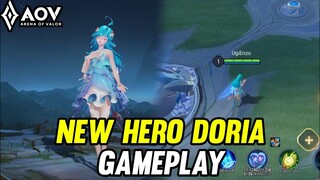 AOV : NEW HERO DORIA GAMEPLAY - ARENA OF VALOR LIÊNQUÂNMOBILE ROV