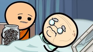 Cyanide Happy Show: There is a filial son beside the bed of a long-term patient, so filial