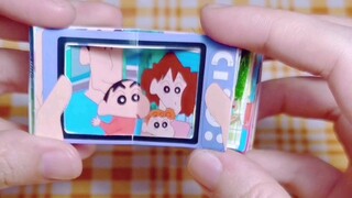 Membuat kerajinan kotak Crayon Shin-chan