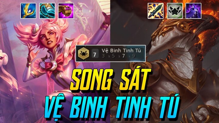 (ĐTCL) TOP 1 CỰC "ẢO MA" VỚI ĐỘI HÌNH 7 VỆ BINH TINH TÚ XẢ CHIÊU LIÊN TỤC THẮNG CẢ SAMIRA 3, MÈO 3!