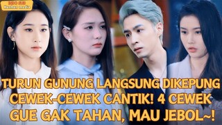 Turun gunung, dikepung empat cewek cantik yang tak bisa ku tahan!