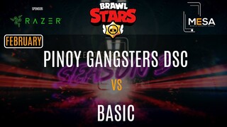 MeSA Season 3 Brawl Stars February: PINOY GANGSTERS DSC VS BASIC