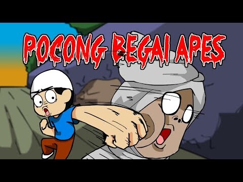 POCONG BEGAL APES - KARTUN HANTU LUCU | MAMAT THE GAPLEK STORY Eps 12