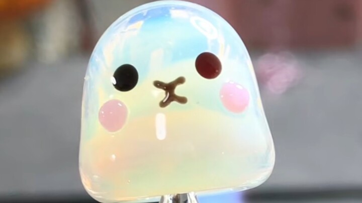 Membakar kaca untuk membuat kelinci ~ Semoga beruntung di Tahun Kelinci