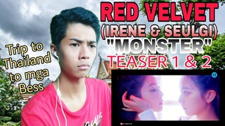 RED VELVET - "MONSTER" (IRENE and SEULGI) TEASER 1 & 2 REACTION VIDEO