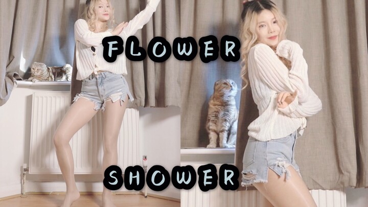 肉肉女孩的元气花浴Flower Shower高清竖屏～一键换猫船新版本