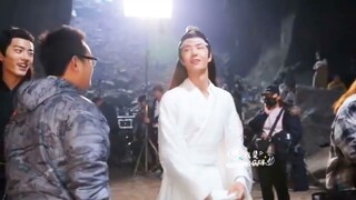 [BJYX] Just Look Behind The Director 🙃 Look What Wang Yibo and Xiao Zhan R Doing 😂