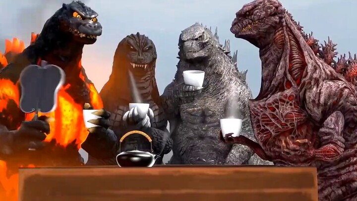 Funny dubbing: Godzilla's Four Brothers Demolition Team interview, I didn't expect a new Godzilla to