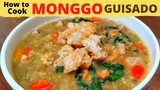 MONGGO GUISADO | Ginisang monggo with PORK, HIBI, TINAPA and CHICHARON Recipe