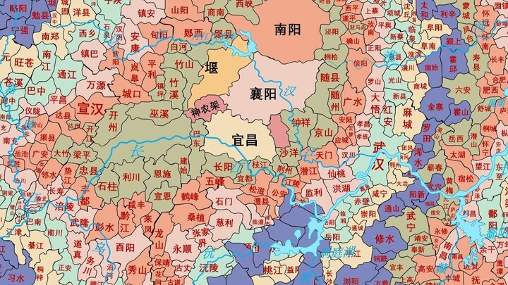 อำเภอศูนย์กลางของจีน