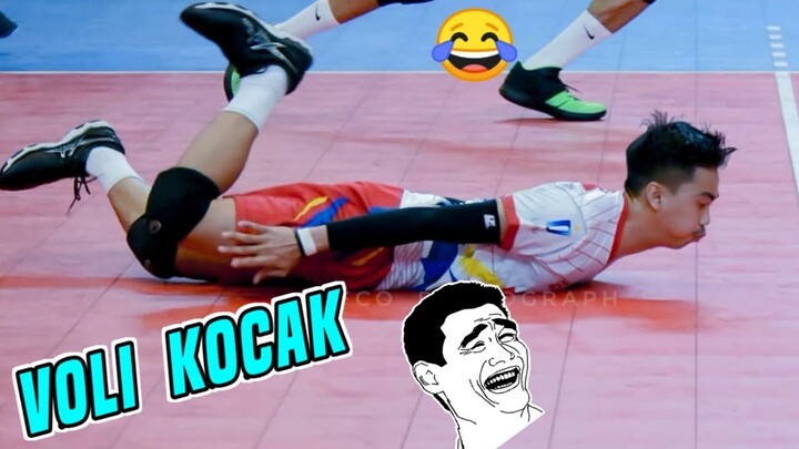 AUTO NGAKAK MOMEN LUCU SAAT BERMAIN VOLI