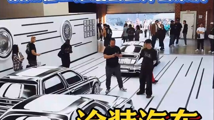A car that seems to have stepped out of a two-dimensional manga