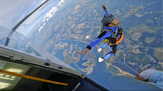 It's time to go big, guys! Solo skydiving