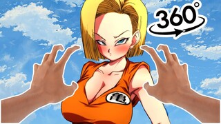 ❤ NUMERO 18 BESA KRILIN Pero en REALIDAD VIRTUAL 😳 android 18 x krillin  (dragon ball z vr) anime vr