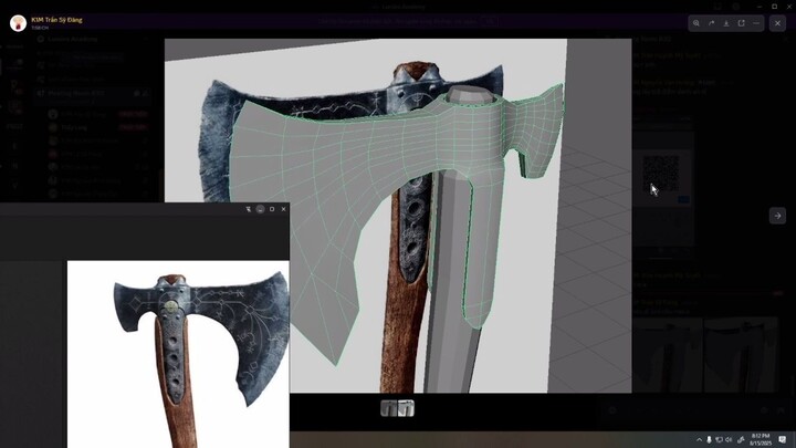 2025-08-15 axe modelling