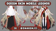 design skin hero // luo yi!! from mobile legends bang bang