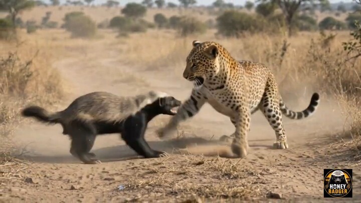 The Most Fearless Animal in Africa Defends Her Baby