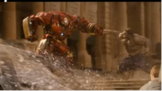 Iron man đã phải sử dụng bộ giáp tạo ra chỉ để cản Hulk