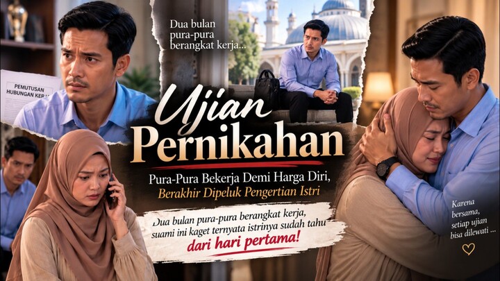 Ujian Pernikahan: Pura-Pura Bekerja Demi Harga Diri, Berakhir Dipeluk Pengertian Istri