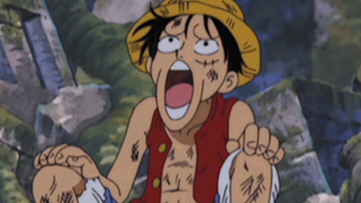 Luffy: Oh, ini benar-benar tidak bisa dimakan, aku akan mati kelaparan.