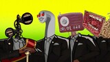 Siren Head & Cursed Thomas The Train & Radio Head & Megahorn - Coffin Dance Meme Cover