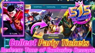 FREE SKIN EVENT MOBILE LEGENDS / 515 EVENT ML - 515 PARTY EVENT | NEW EVENT MOBILE LEGENDS