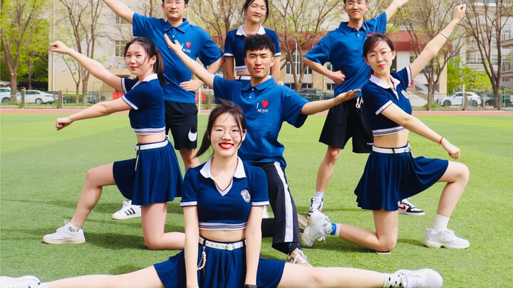 Tổng hợp nhảy cổ động Đại học Điện lực Hoa Bắc [Crazy Kids | Tình yêu cấp bách | Catch My Breath | W