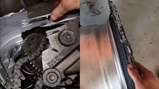 The auto mechanic encountered an outrageous fault, the customer said the steering wheel was turning 
