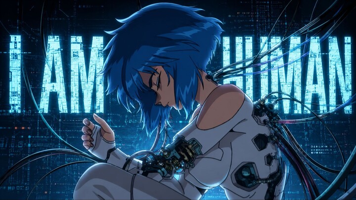 「I AM HUMAN」— Code or Ghost? — Inspired by GHOST IN THE SHELL
