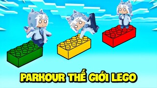 PARKOUR TRÊN LEGO: MEOWPEO BẤT NGỜ VỚI MAP PARKOUR SIÊU XỊN CHỦ ĐỀ LEGO TRONG MINI WORLD