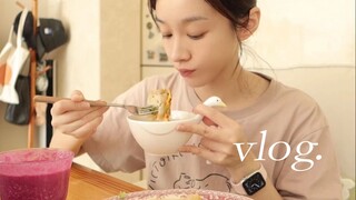 Vlog : ชีวิตประจำวันของนักแสดงสาวโสด | ใช้ชีวิตจริงจังระหว่างถ่ายหนัง | ขนมจีบไข่ DIY | กล่องข้าวจาก