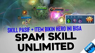 Mage ini bisa SPAM SKILL UNLIMITED berkat Skill Pasif + 3 Item doang