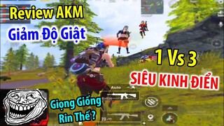 Trải Nghiệm AKM Được "Giảm Độ Giật" Và Pha 1 Vs 3 Siêu Mãn Nhãn | PUBG Mobile