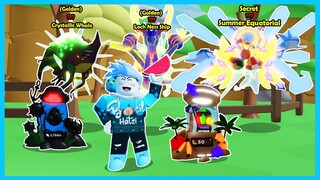 OMG !! AKHIRNYA AKU BERHASIL DAPAT PET SECRET SUMMER EQUATORIAL & PET DIVINE DI CLICKER SIMULATOR
