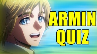 ARMIN QUIZ: How Well Do You Know Armin Arlert?