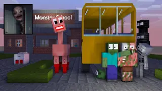 Monster School : THE FORGOTTEN BABY HORROR CHALLENGE - Minecraft Animation