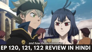 Black clover episode 120, 121 ,122  Review in Hindi