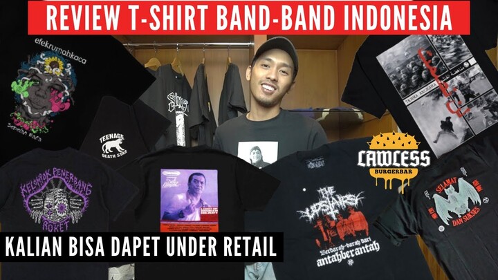REVIEW TSHIRT MERCHANDISE BAND-BAND INDONESIA